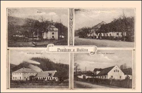 Historická fotografie - Bušín